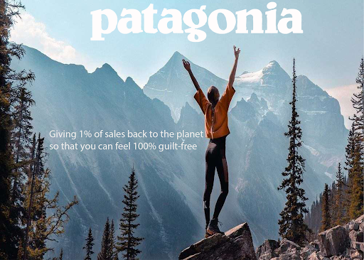patagonia's brand voice shines through in everything from its taglines to its corporate philanthropy